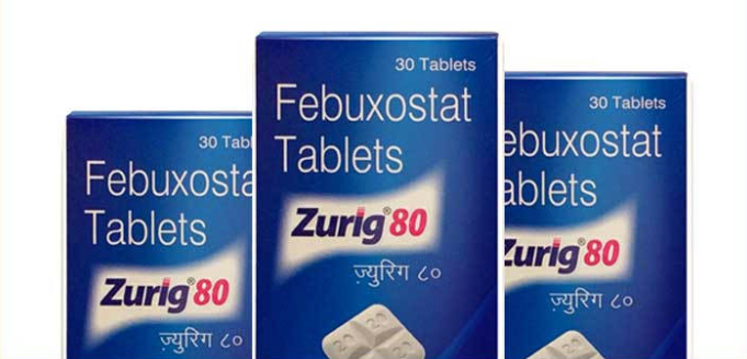 【多图】印度痛风药蓝白盒 ZURIG 80mg 印度降尿酸药  印度非布司他 2023新包装 多图展示