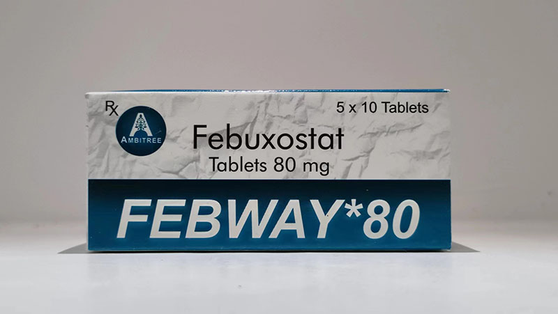 新品发布 印度产 安必成（安比树）出品 非布司他80mg*50粒 